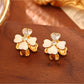 Earedge - Four Leaf Clover Resin Earrings