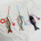 Keypus - Plastic Segmented Fish Bag Charm Keychain