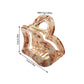 Beau - Acetate Heart Floral Pattern Claw Clip