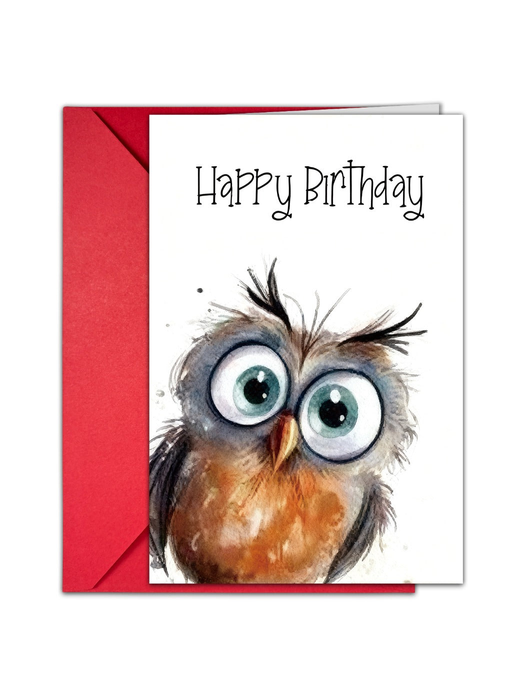 Carduria - Watercolor Animal Birthday Card