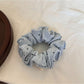 Gifty - Rounded Polka Dot Polyester Fashion Scrunchie