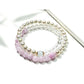 Lovra - Crystal Geometric Multi Layer Beaded Bracelet