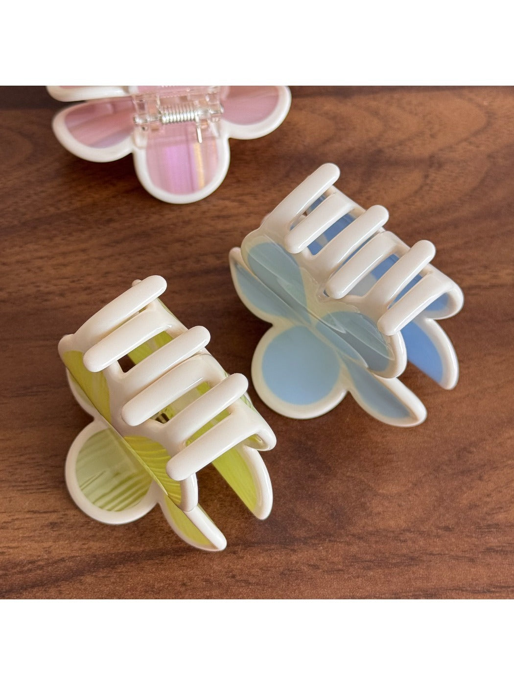 Beau - Colorful Flower Hair Claw Clip