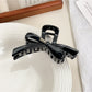 Beau - Glossy Butterfly Bow PC Plastic Claw Clip