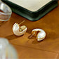 Earedge - Elegant Letter C Silhouette Earrings