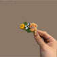 Beau - Cute Dog Motif Embellished Covered Hair Clip