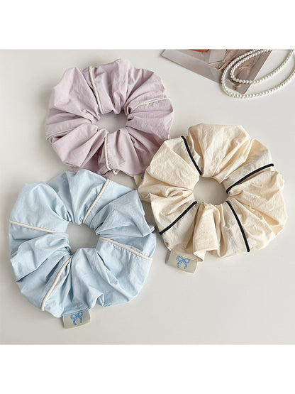 Gifty - High Elasticity Plain Polyester Scrunchie