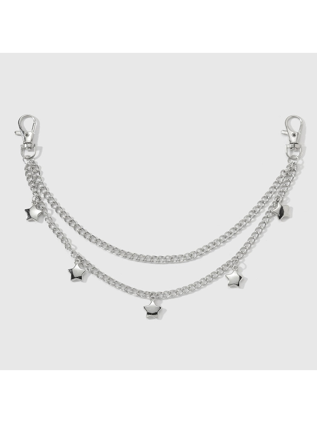 Keypus - Y2K Alloy Hollow Star Bag Charm Keychain