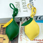 Keypus - Decorative Lemon Bag Charm with Strap Keychain