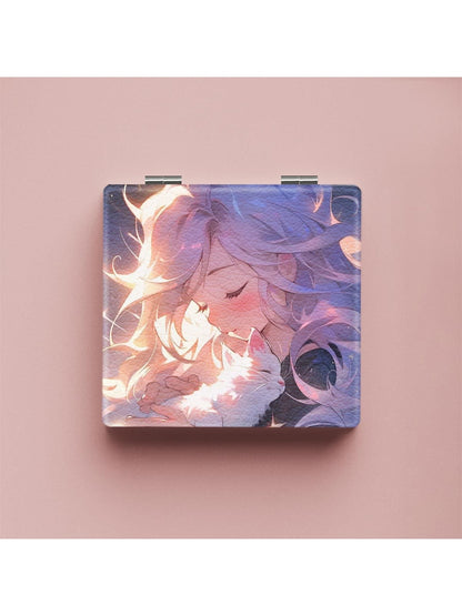 Mirroray - Printed Foldable Portable Makeup Mirror