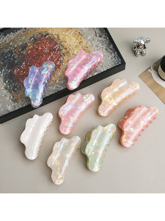 Beau - Colourful Rainbow Cloud Hair Claw Clip