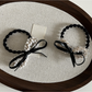 Gifty - Elegant Bow Detail Polyester Hair Tie