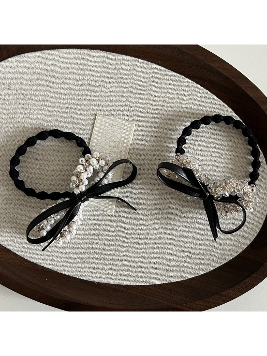 Gifty - Elegant Bow Detail Polyester Hair Tie