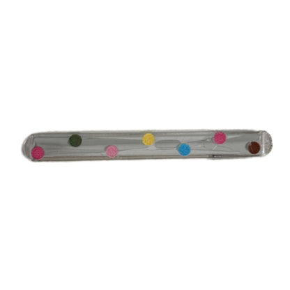 Beau - Plastic Alloy Transparent Polka Dot Hair Clip