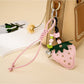 Keypus - Strawberry Pendant Cord Strap Keychain