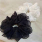Gifty - Vintage Lace-Embellished Scrunchie
