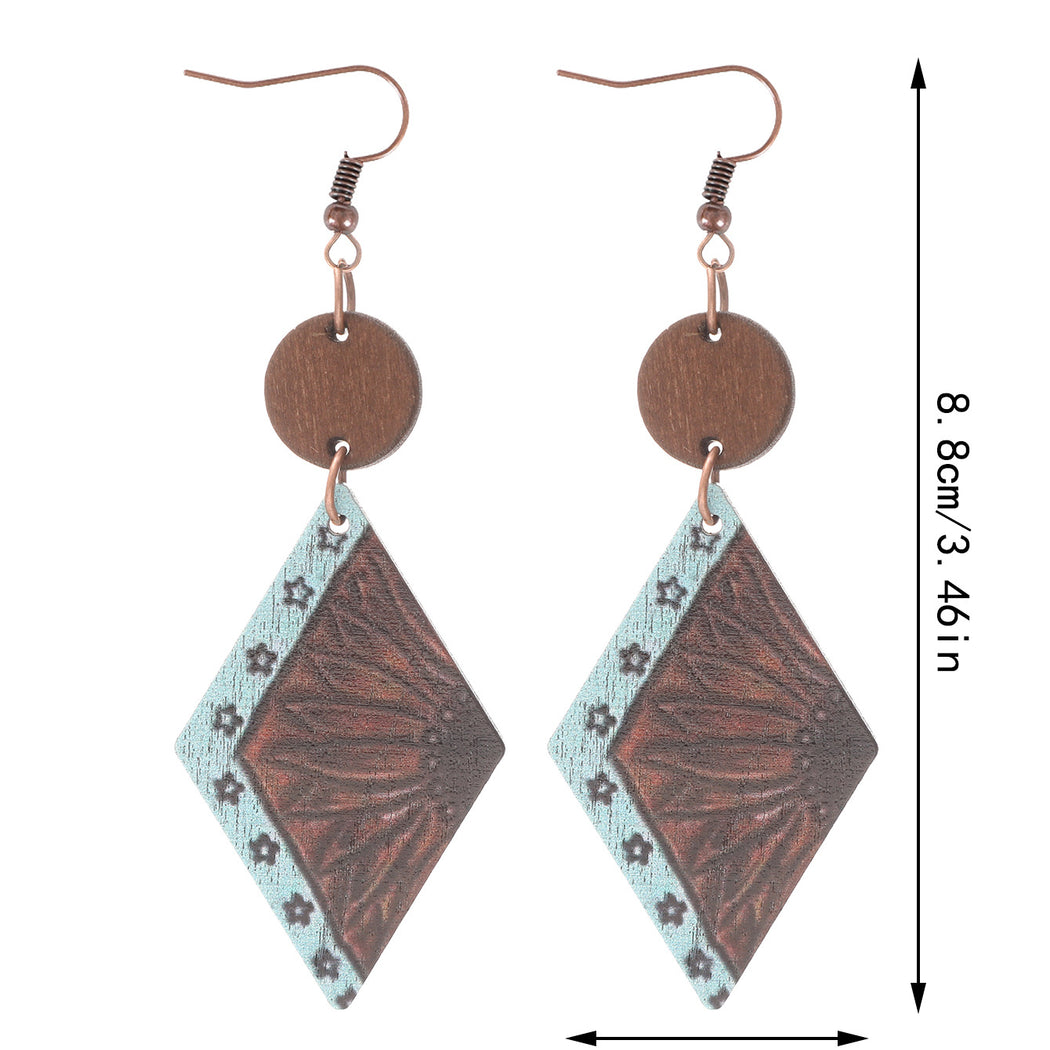 Earedge - Western Floral Arch Earrings