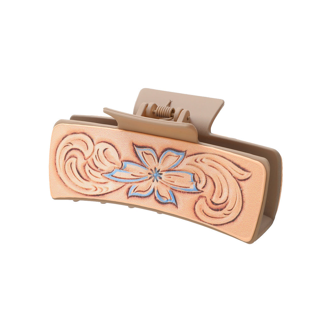 Beau - Pastel Western Floral Hair Claw