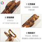 奇阅高级感法式复古豹纹抓夹女百搭后脑勺鲨鱼夹椭圆发夹发饰批发