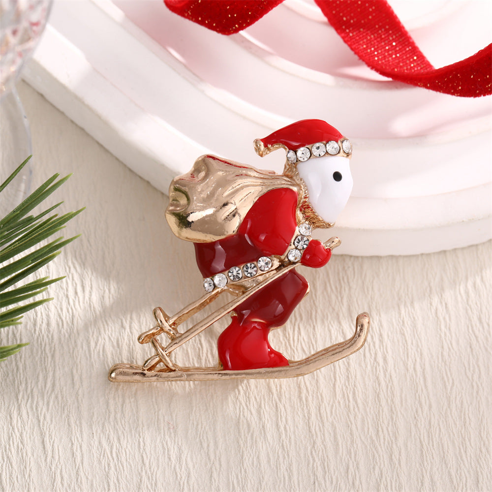 Brovia - Christmas Character Icon Brooch