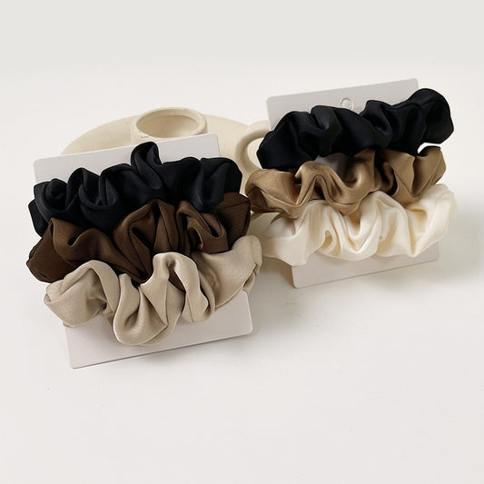 GIFTY - 3PCS Satin Scrunchies Set