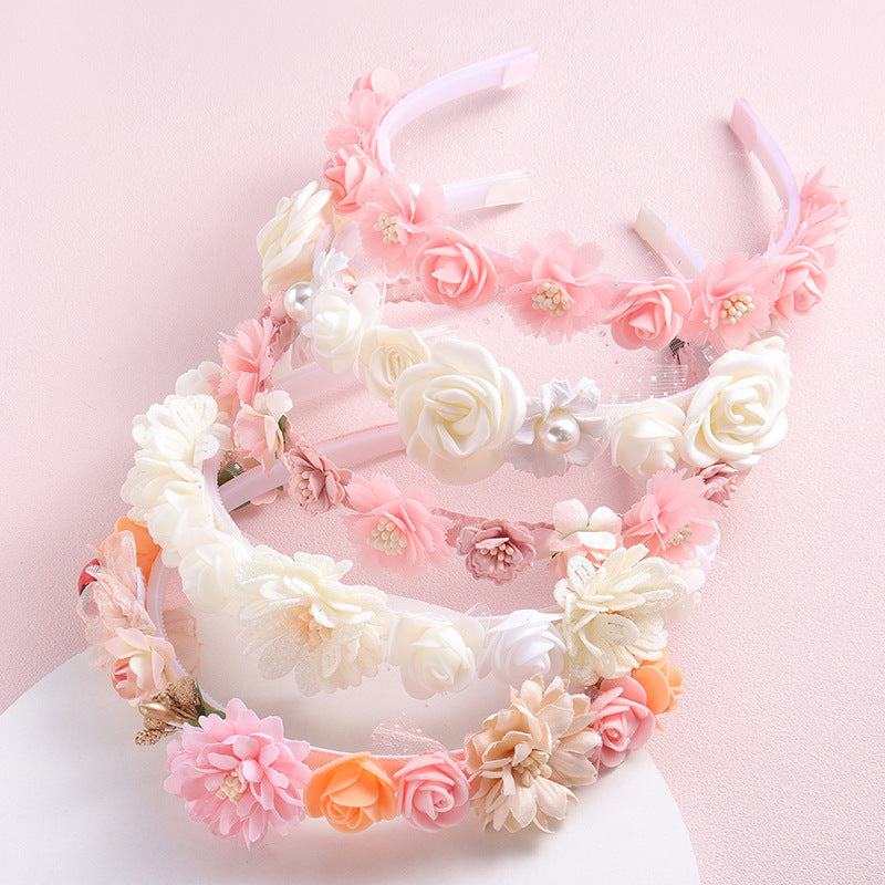 Handmade Artificial Flower Headband