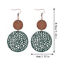 Earedge - Round Filigree Drop Earrings