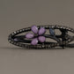 Beau - Purple Floral Oval Barrette