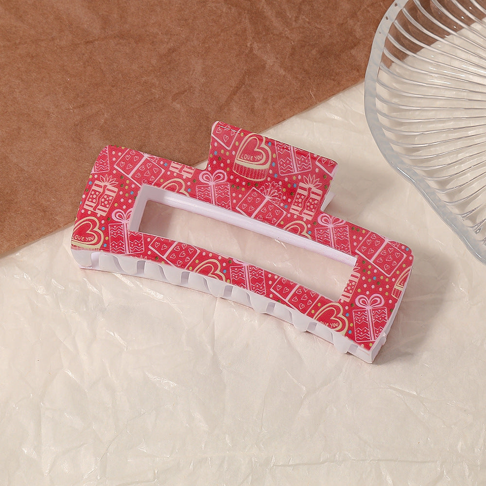 Beau - Cute Christmas Print Hair Clip