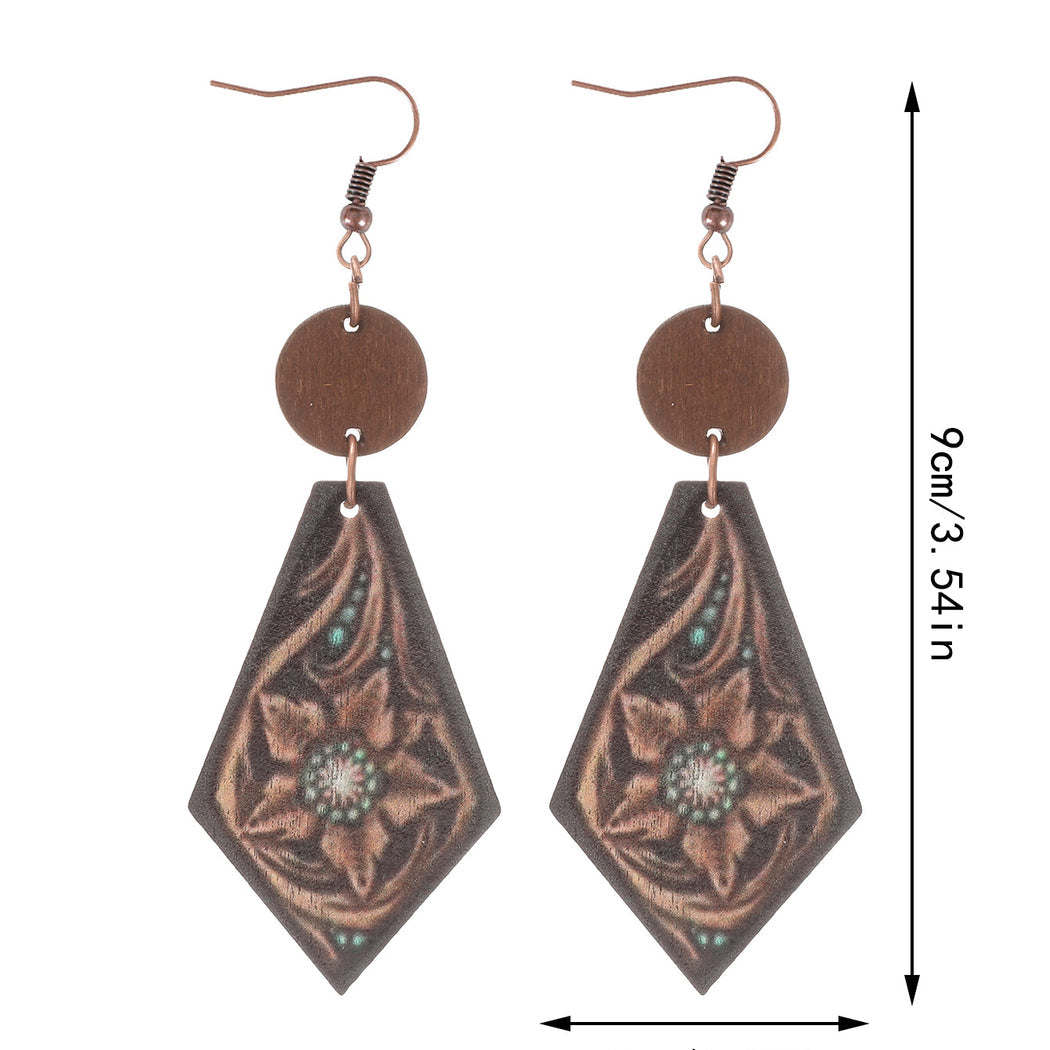 Earedge - Western Floral Arch Earrings