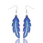 Earedge - Multicolor Abstract Leaf Earrings