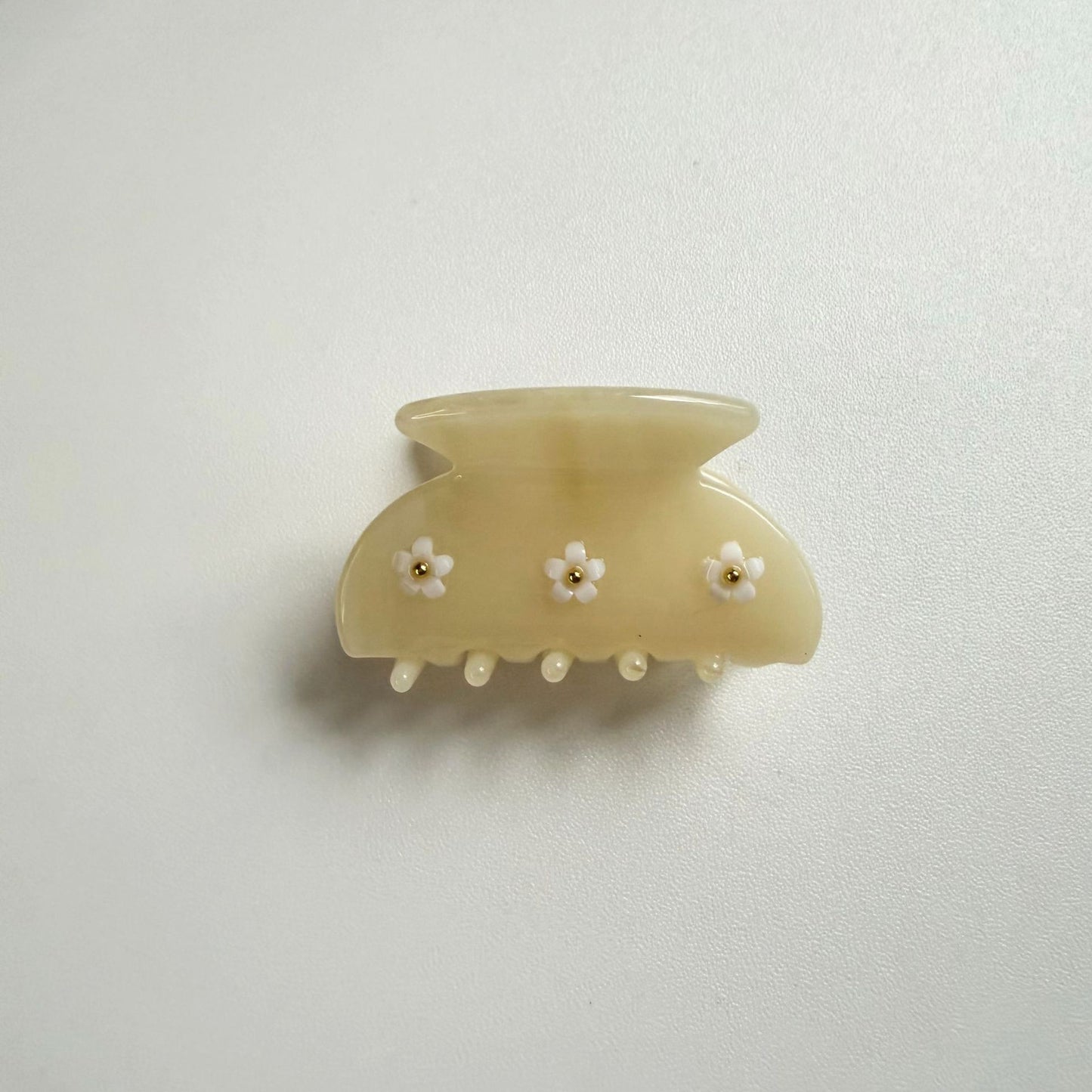 雏菊半扎发醋酸发夹高级感小号夹子夹头发小抓夹可爱花朵抓夹发饰