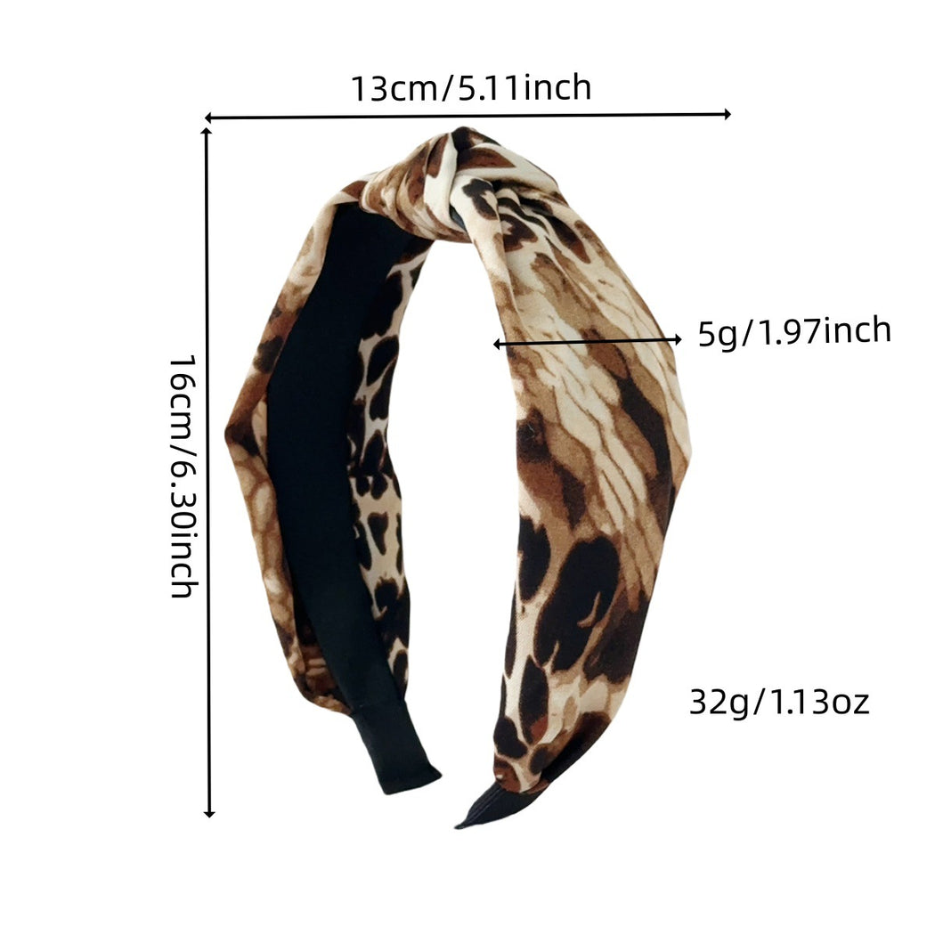 Three snakeskin crossed headband patterns