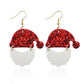 Earedge - Christmas Snowman Drop Earrings