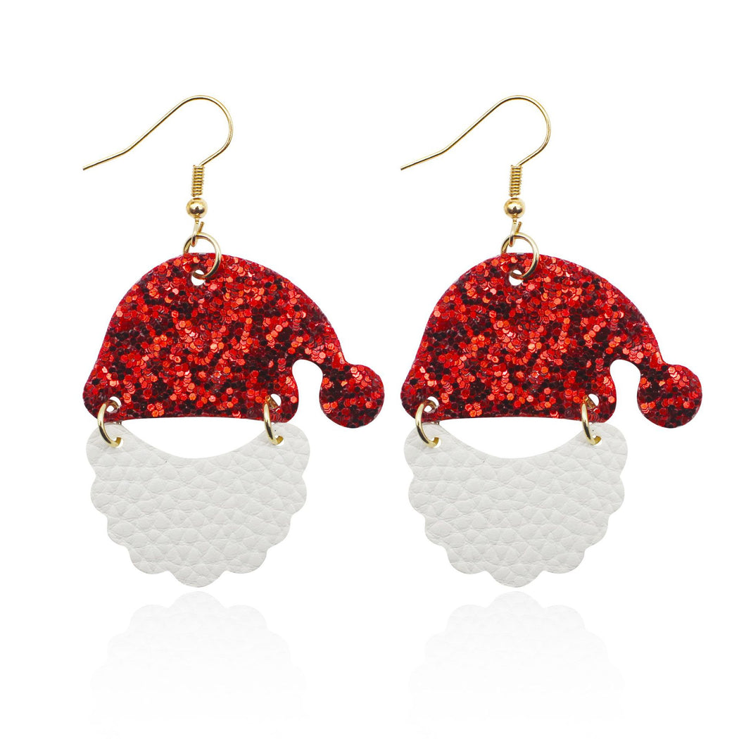 Earedge - Christmas Snowman Drop Earrings