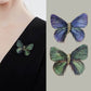 Brovia - Butterfly Embroidered Wing Brooch