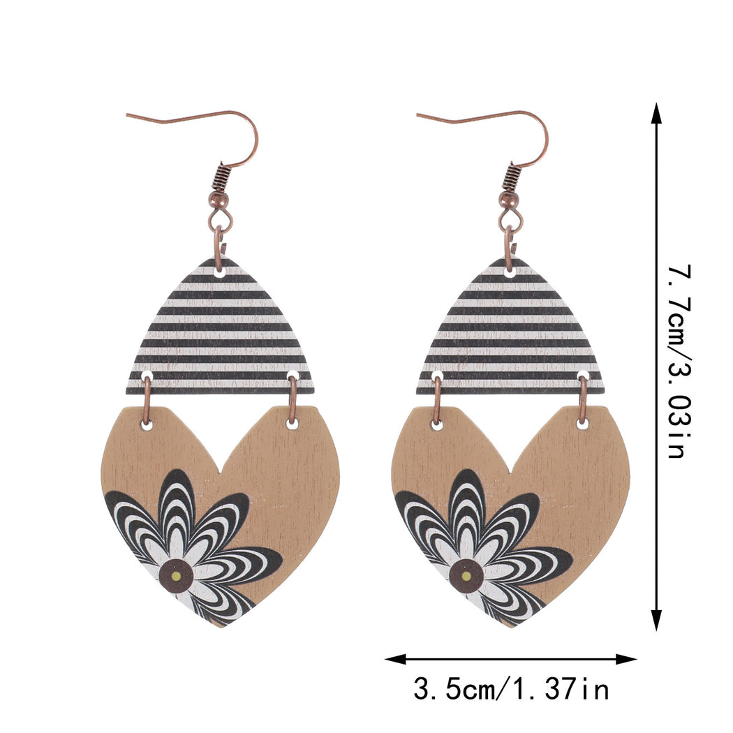 Earedge - Western Floral Arch Earrings