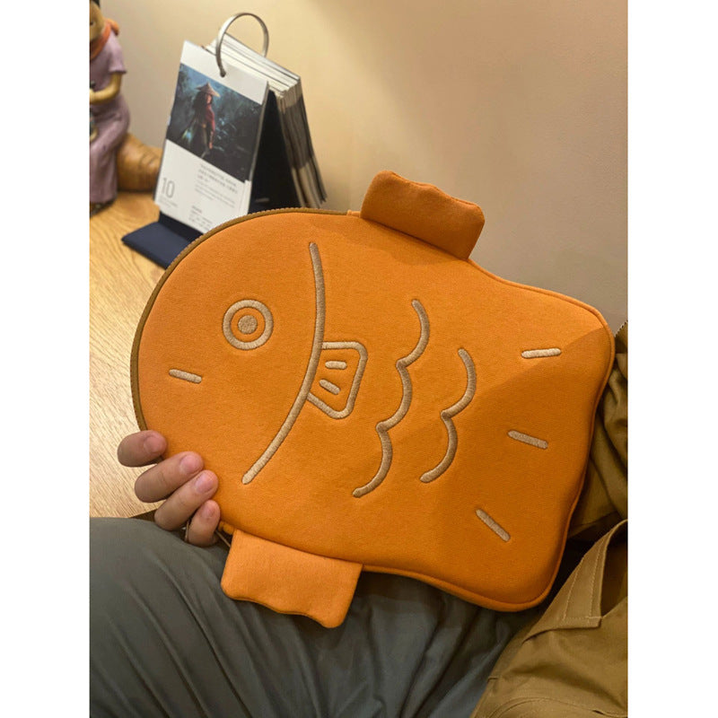 Taiyaki-Shaped Laptop Sleeve, Pad Storage Protective Case