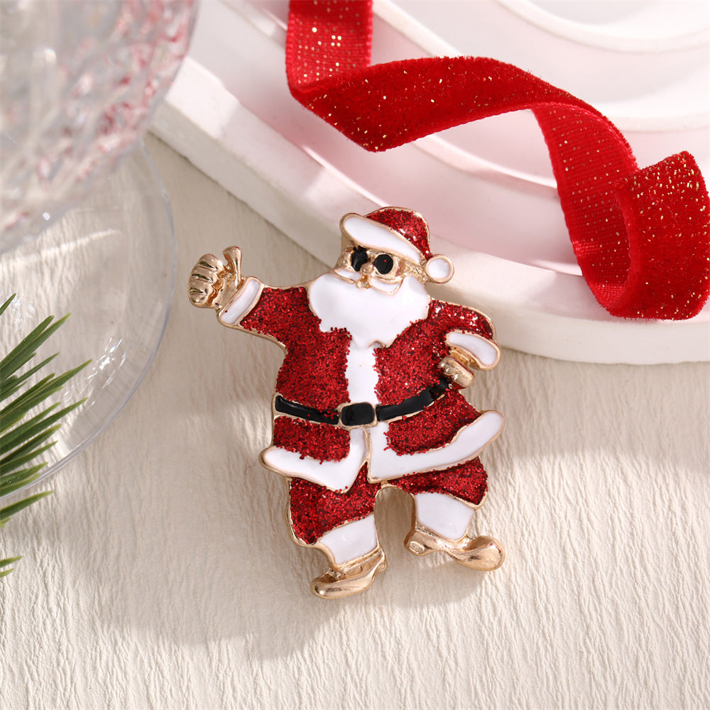 Brovia - Christmas Character Icon Brooch
