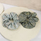 莫兰迪复古碎花大肠发圈森系文艺布艺发绳温柔氛围感扎发发饰货源