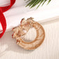 Brovia - Christmas Red Green Motif Brooch