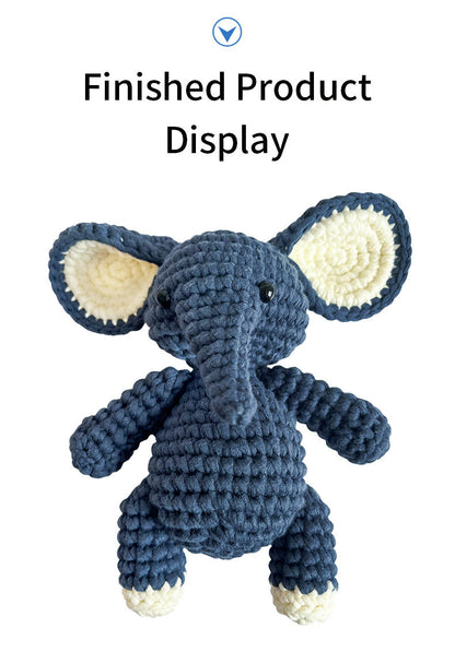 Crochet Beginner DIY Kit - Elephant