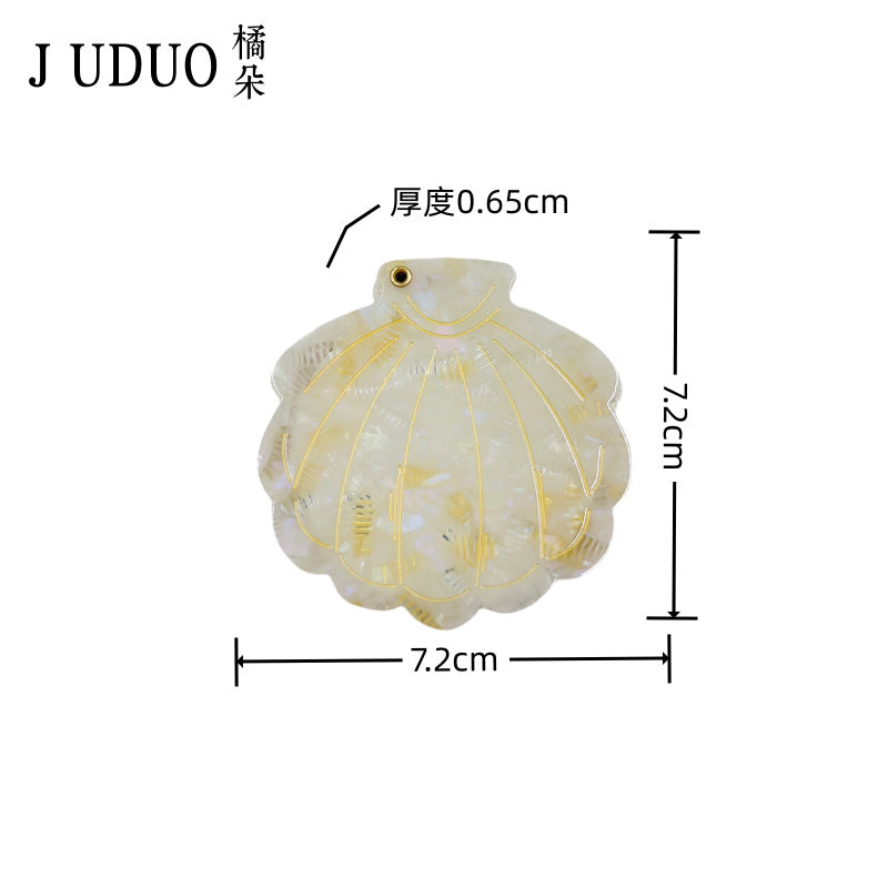 橘朵定制醋酸随身化妆镜便携小镜子外贸跨境星级酒店可爱补妆镜女