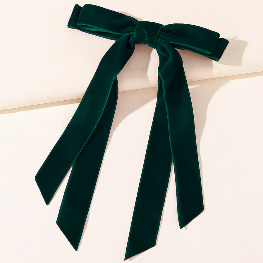 Coquette Velvet Bow Hair Clip