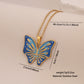 Nozari - Butterfly Tulip Pendant Necklace