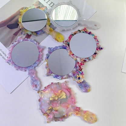 Mirroray - Princess-Style Acetate Hand Mirror