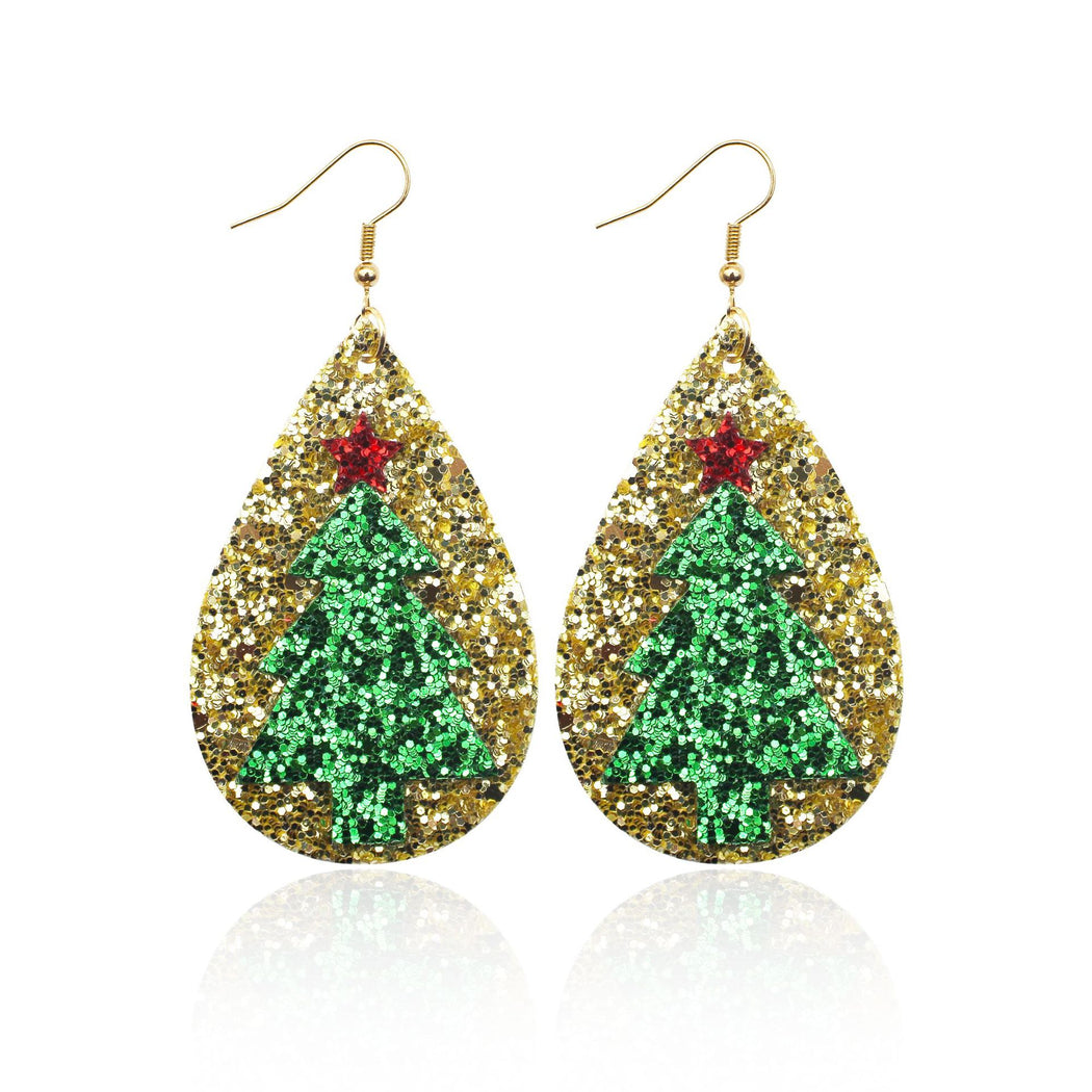 Earedge - Christmas Snowman Drop Earrings