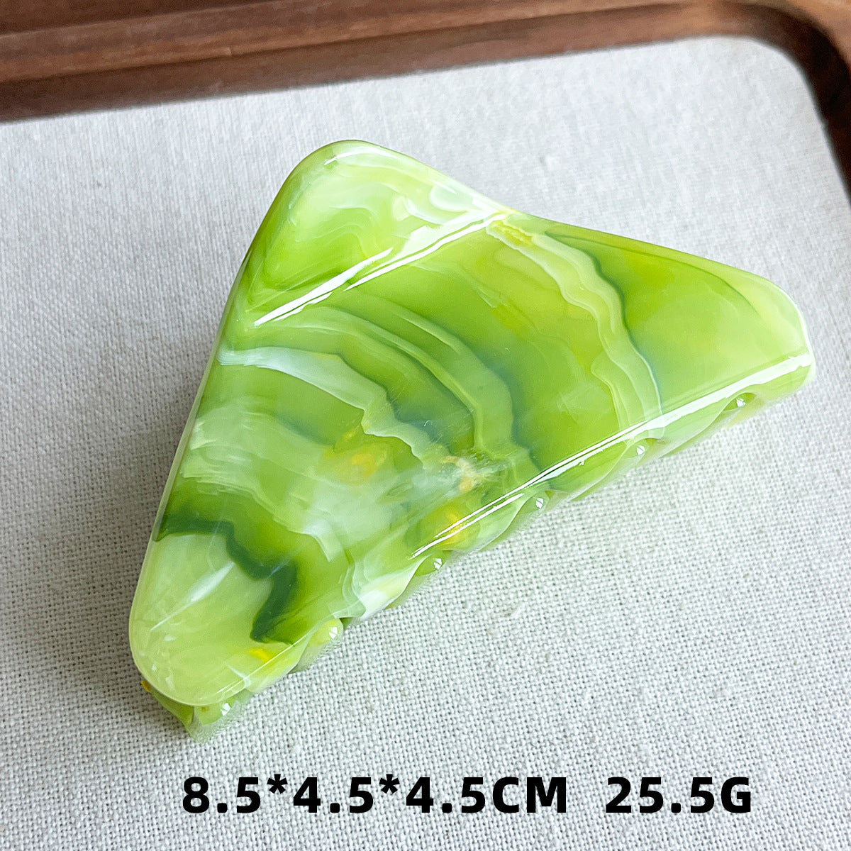 亚马逊塑料热销 高级感简约几何三角形女生后脑勺发饰发夹鲨鱼夹