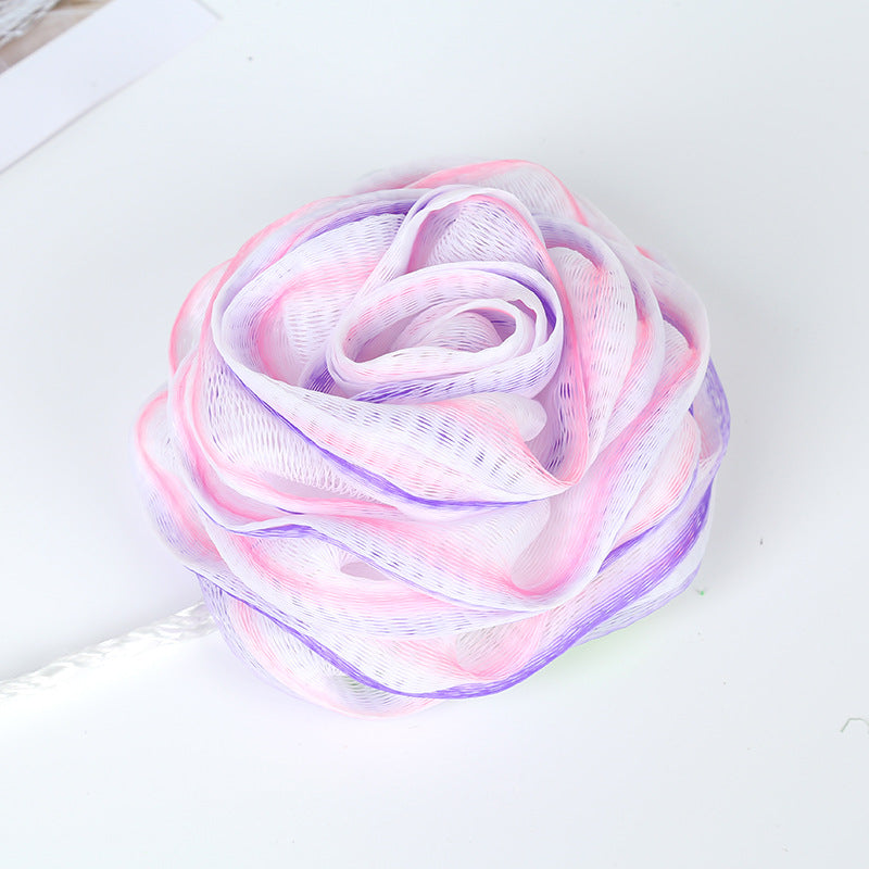 PAPO - Gradient Purple Rose Bath Pouf