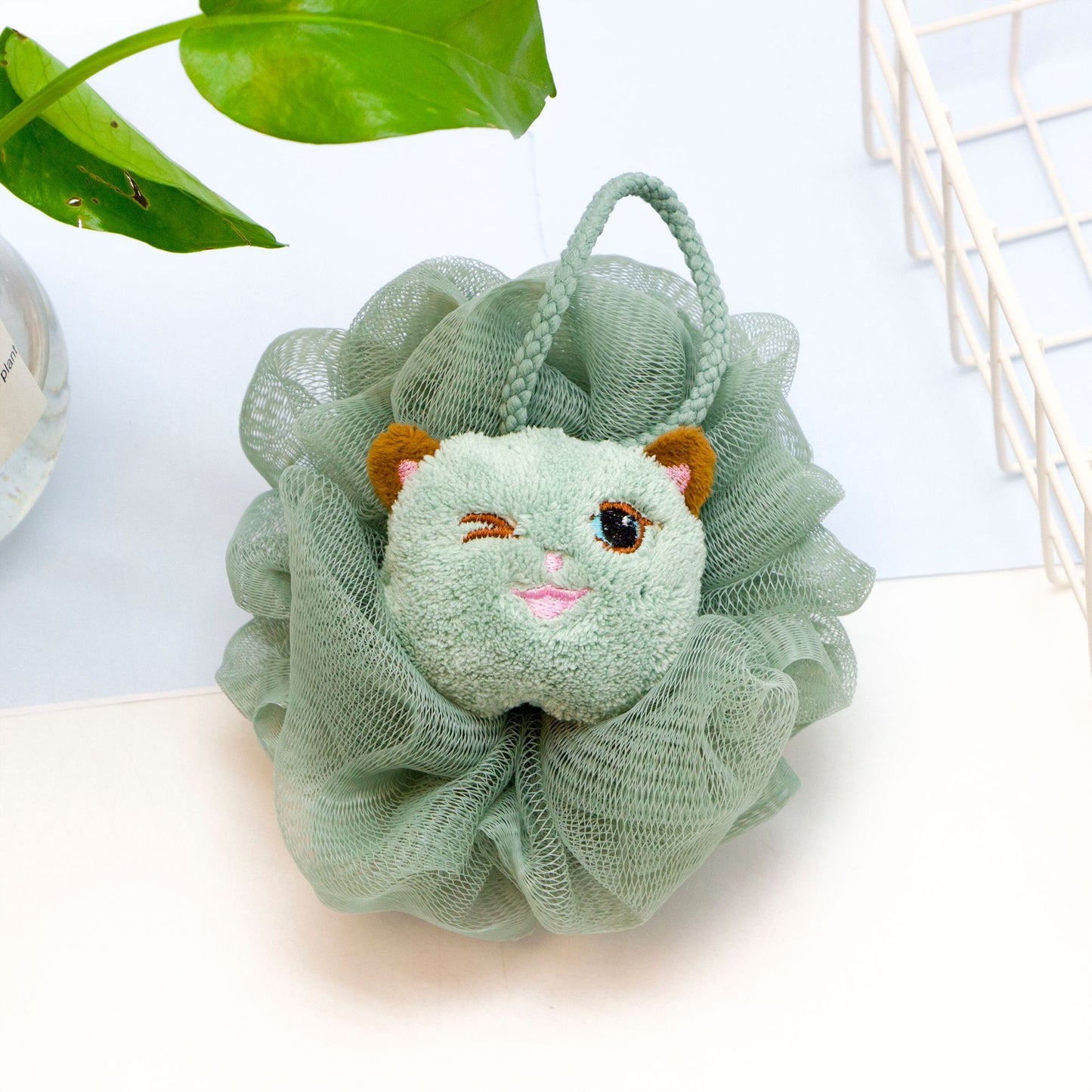 PAPO - Animal Face Bath Pouf